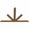 Ekena Millwork Saratoga Timber Gable Bracket, Western Red Cedar, 84"W x 56"H x 1 1/2"D x 5 1/2"F, 16/12 Pitch GBW084X56X0206SAR00SWR - alternate 2